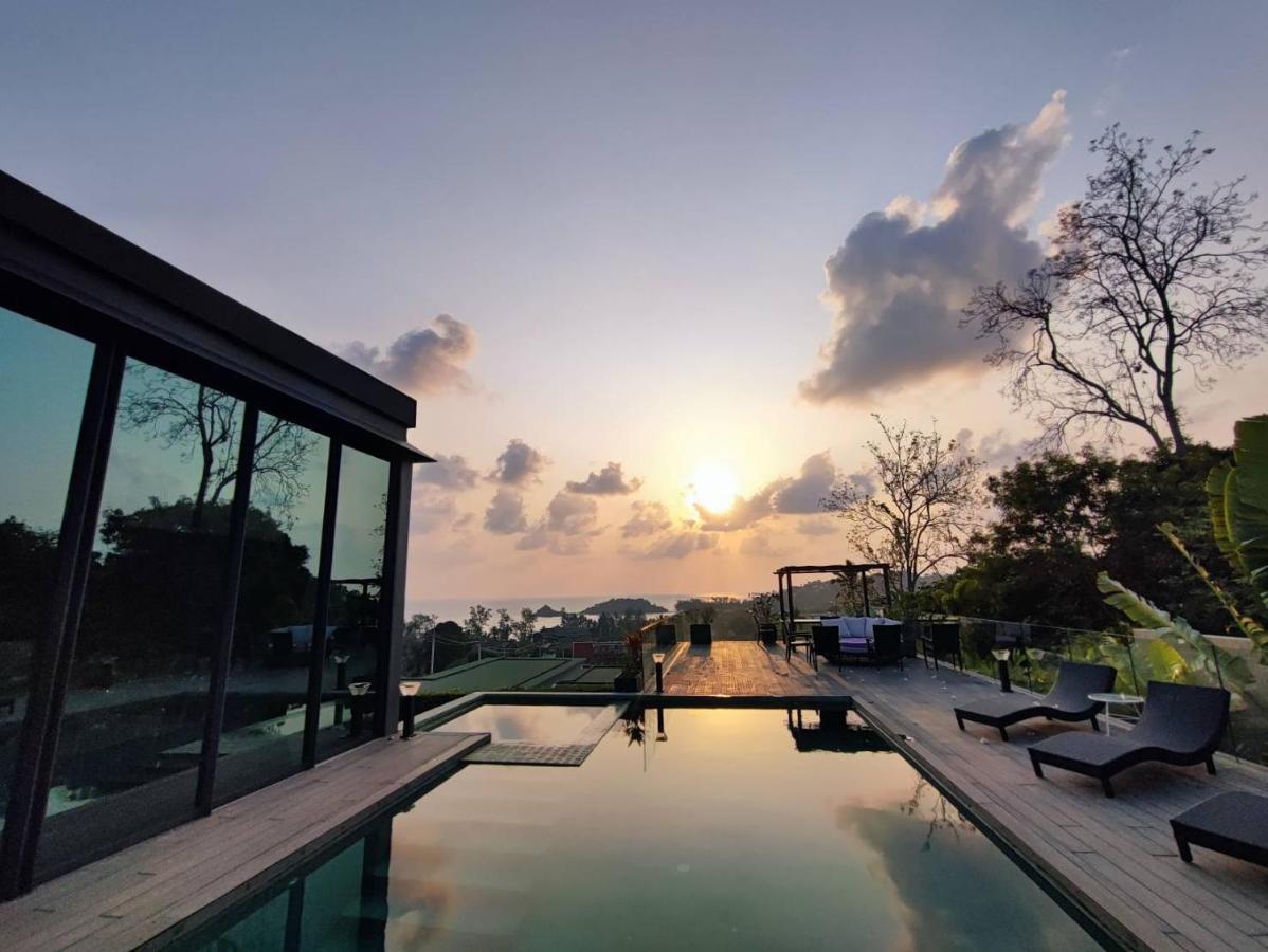 Villa Obsidian, With Staff, Sea View And Walk To Choeng Mon Beach Exterior photo