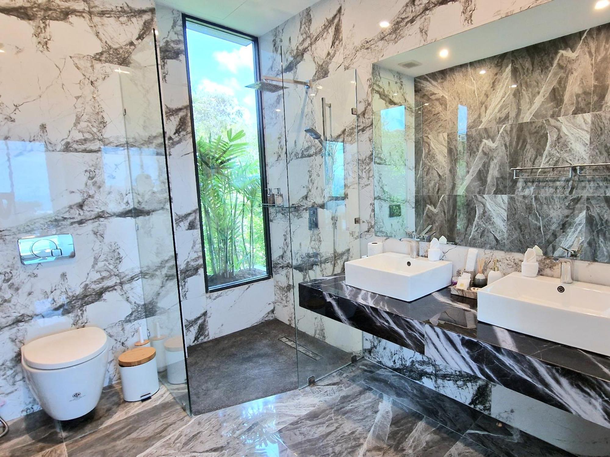 Villa Obsidian, With Staff, Sea View And Walk To Choeng Mon Beach Exterior photo