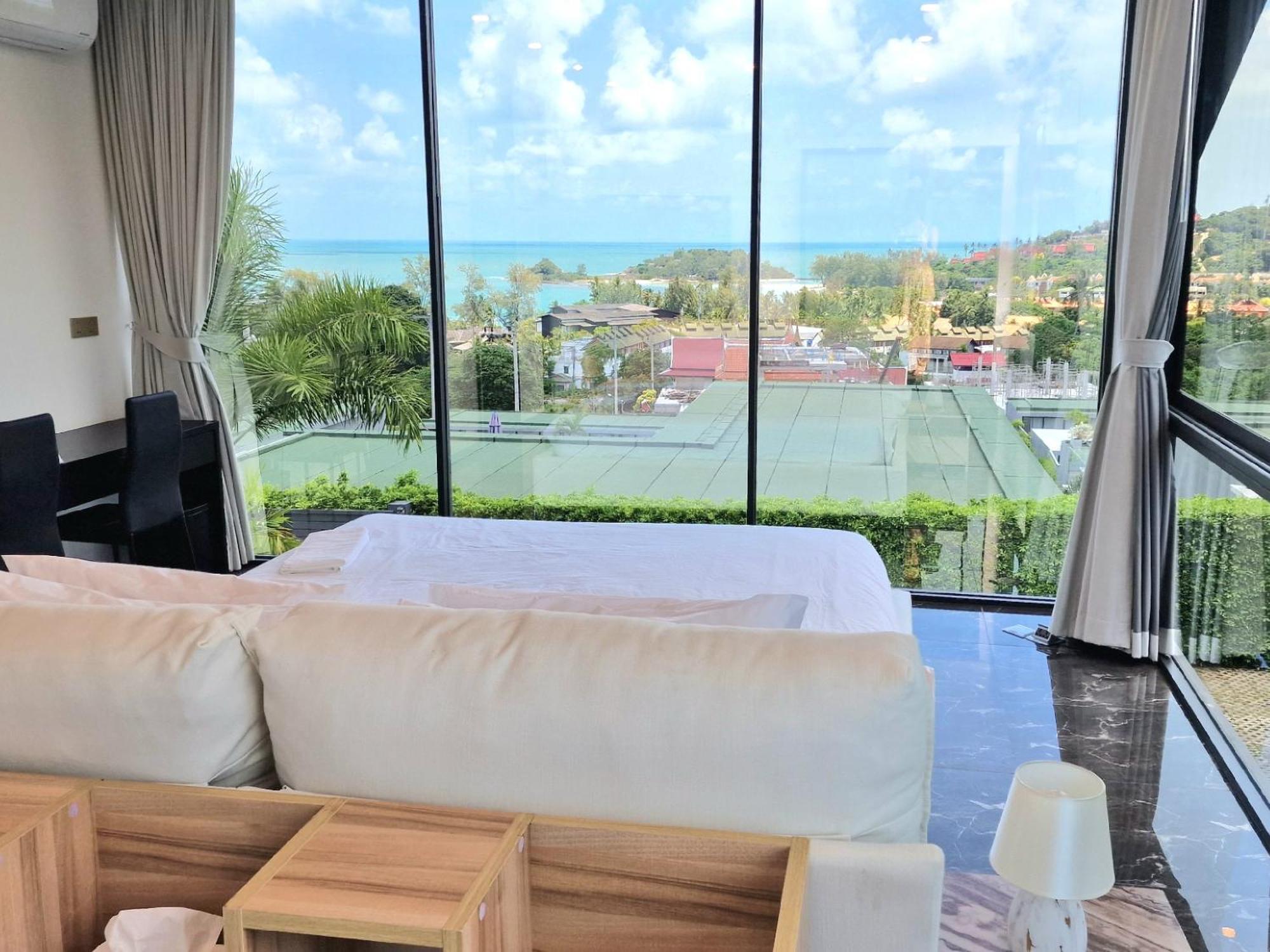 Villa Obsidian, With Staff, Sea View And Walk To Choeng Mon Beach Exterior photo