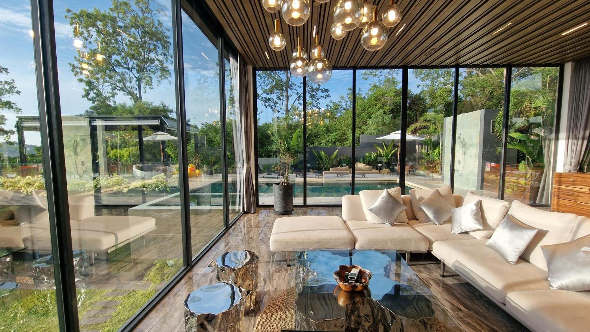 Villa Obsidian, With Staff, Sea View And Walk To Choeng Mon Beach Exterior photo