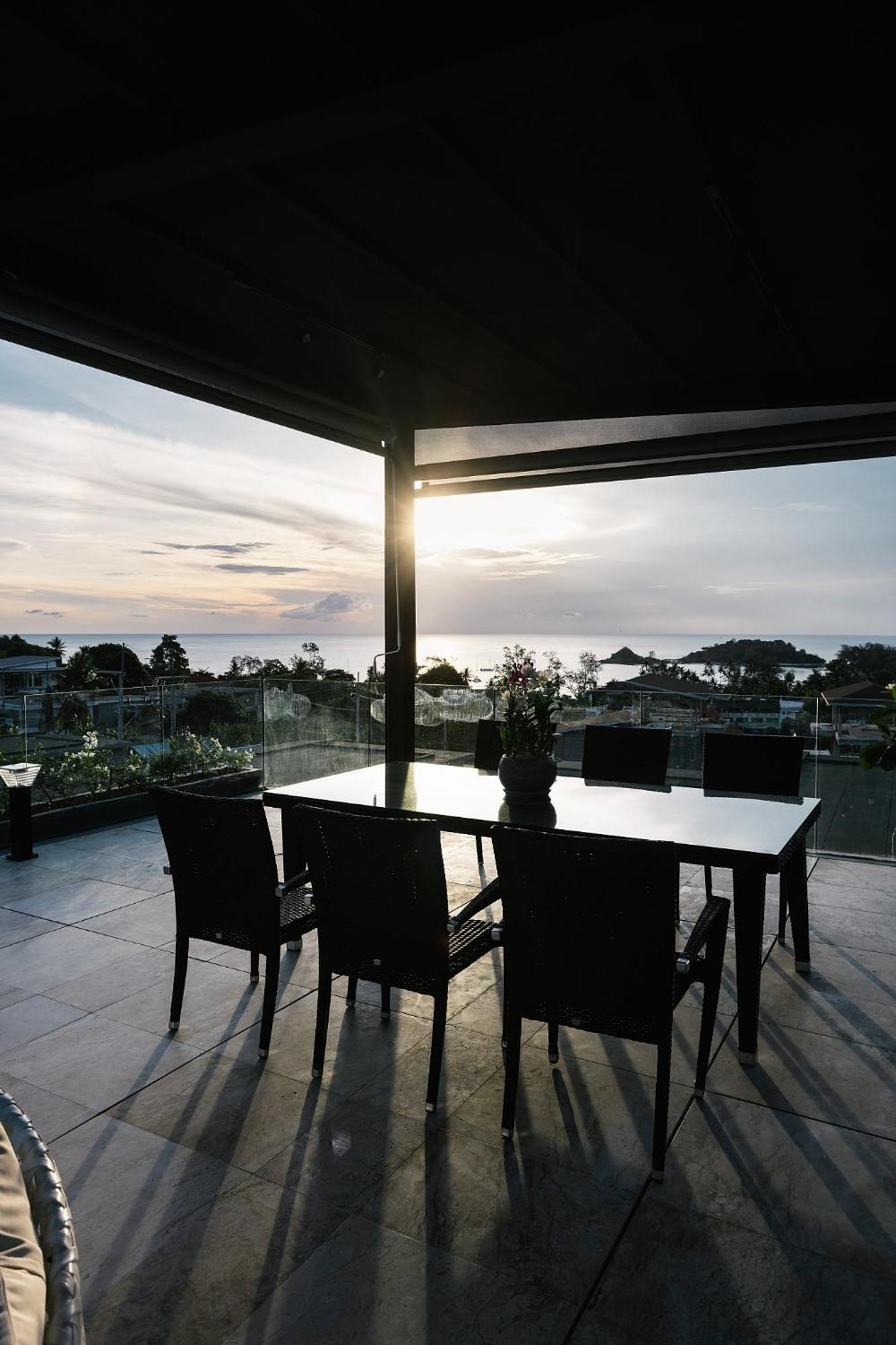 Villa Obsidian, With Staff, Sea View And Walk To Choeng Mon Beach Exterior photo